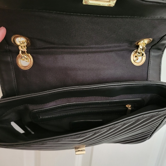 STEVE MADDEN black quilted purse - Picture 4 of 6